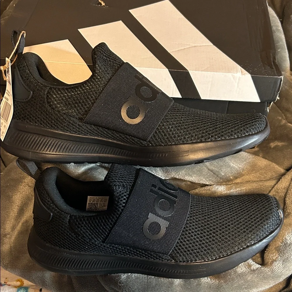 Adidas Men’s Lite Racer Adapt 4.0 Black NIB Sneakers W/Cloudfoam Technology,Sz 9 - Picture 5 of 12